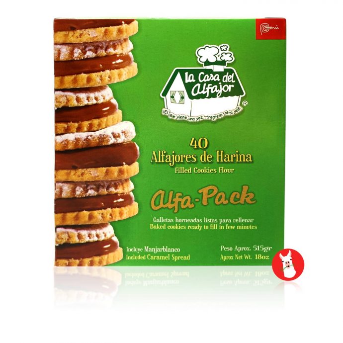 Alfajor Filled Cookies Flour Box of 40 units