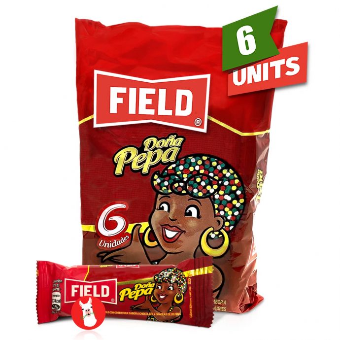 Chocolate Flavor Cookies Dona Pepa Field 6 units of 23 g