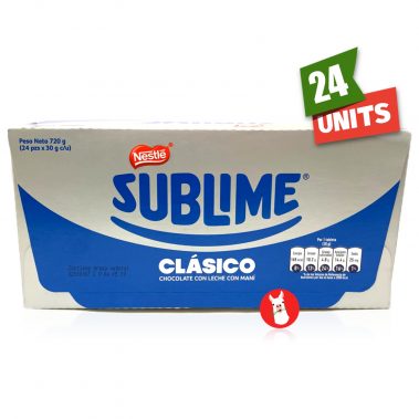 Sublime Classic chocolate box 24 units box