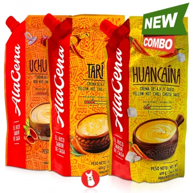 Alacena Crema Huancaina, Crema de Ají Tari y Crema de Rocoto Uchucuta Combo