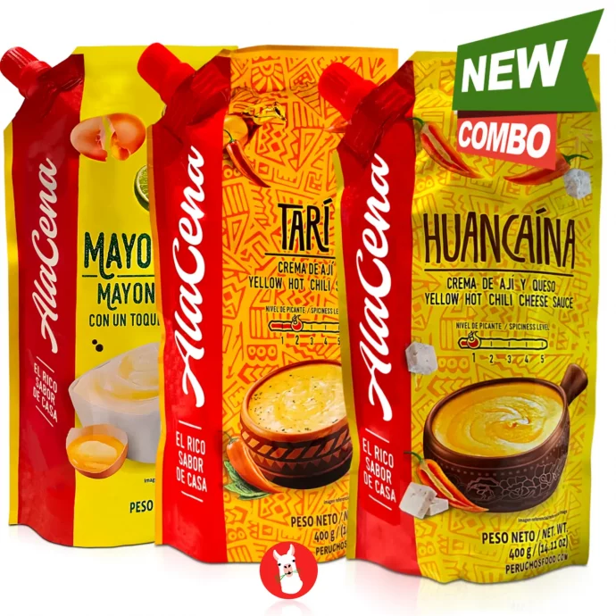 Alacena Mayonesa, Crema de Ají Tari & Salsa Huancaina Combo