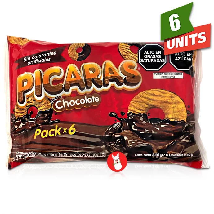 Picaras Galletas Bañadas en Chocolate 240 gr