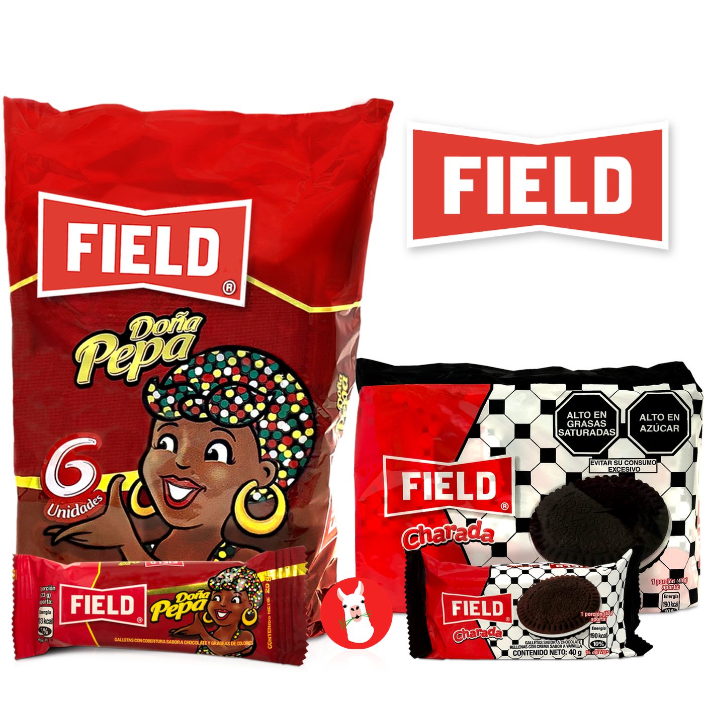 Field Charada Cookies 6 units Bags 