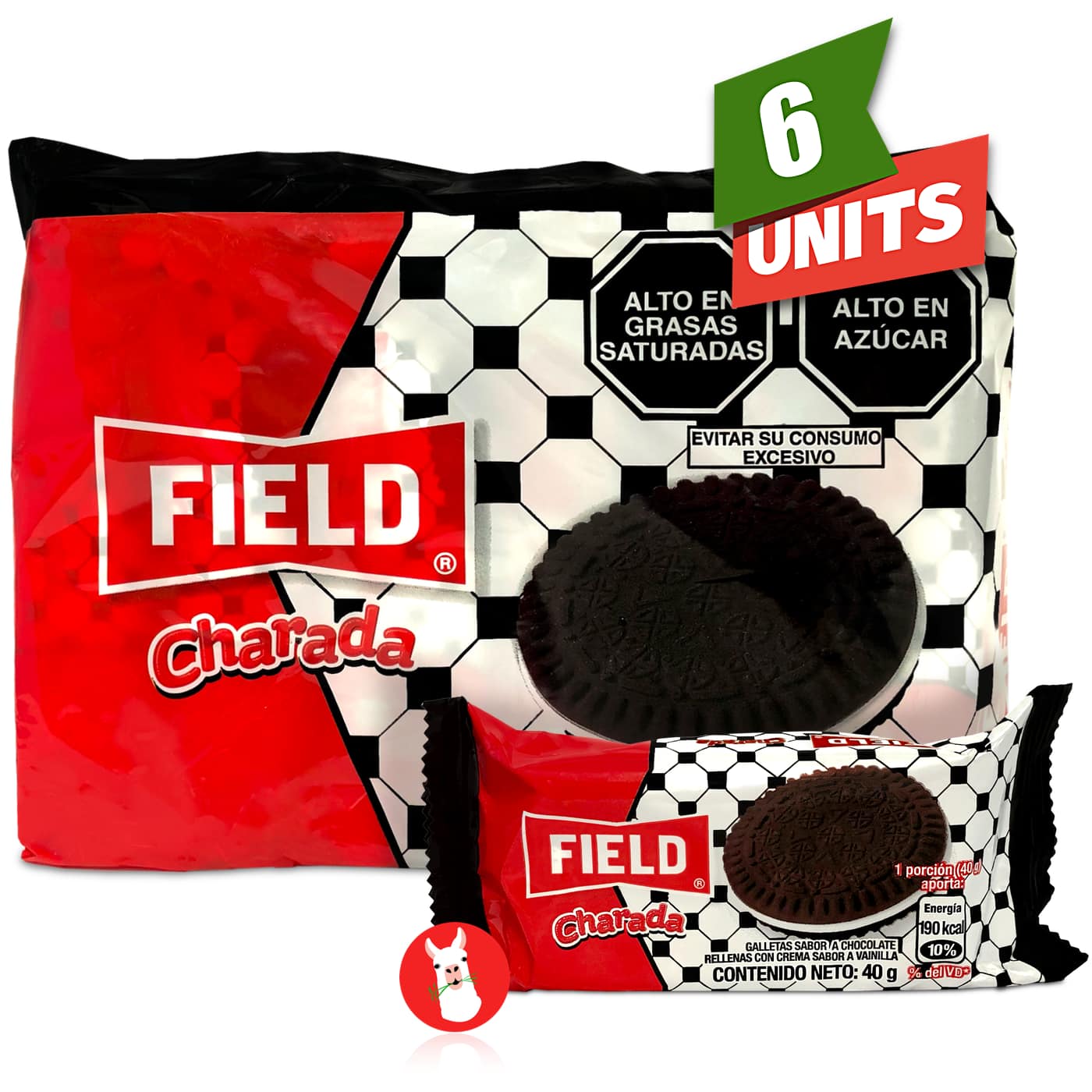 Field Charada Cookies 6 units Bags