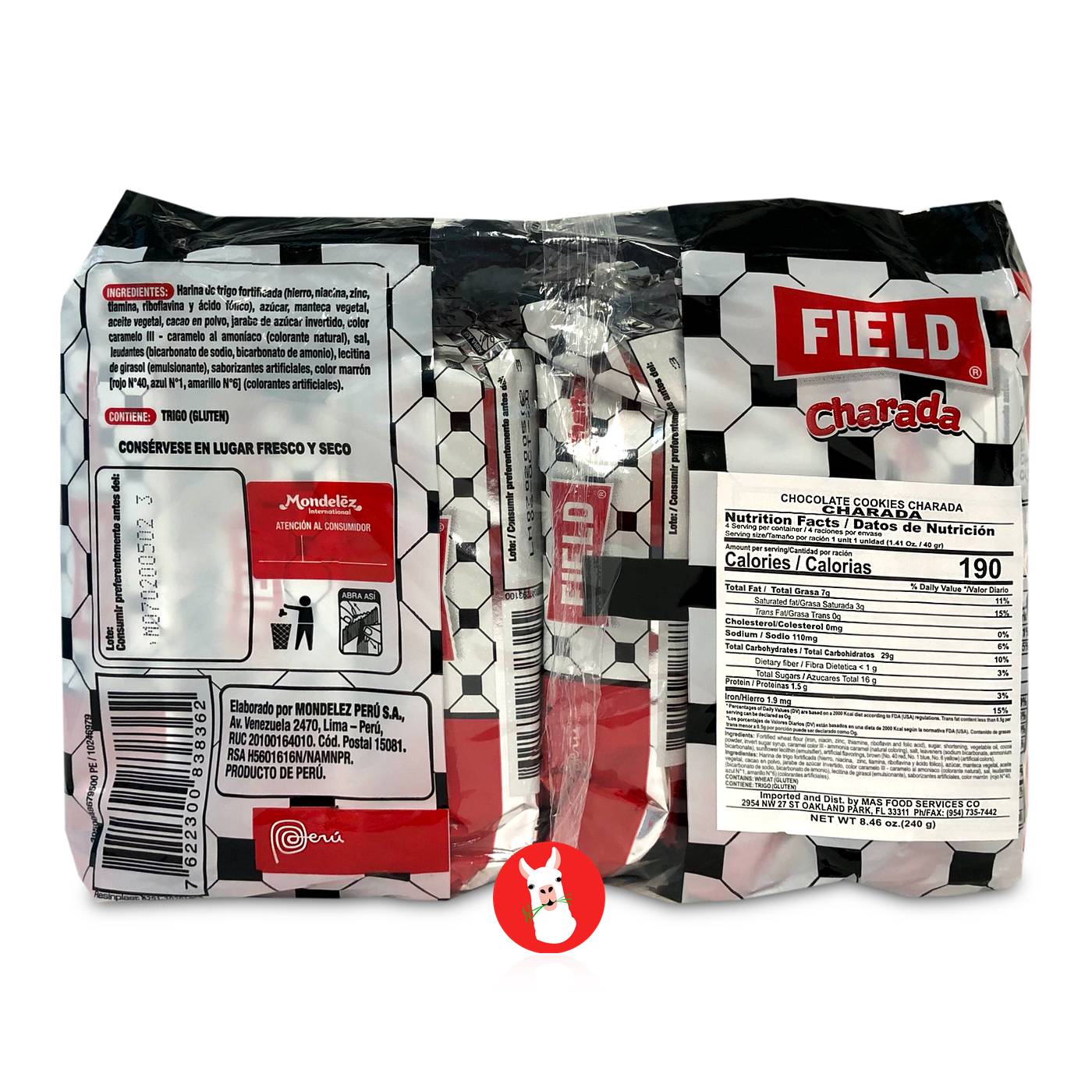 Field Charada Cookies 6 units Bags - Peruchos Food