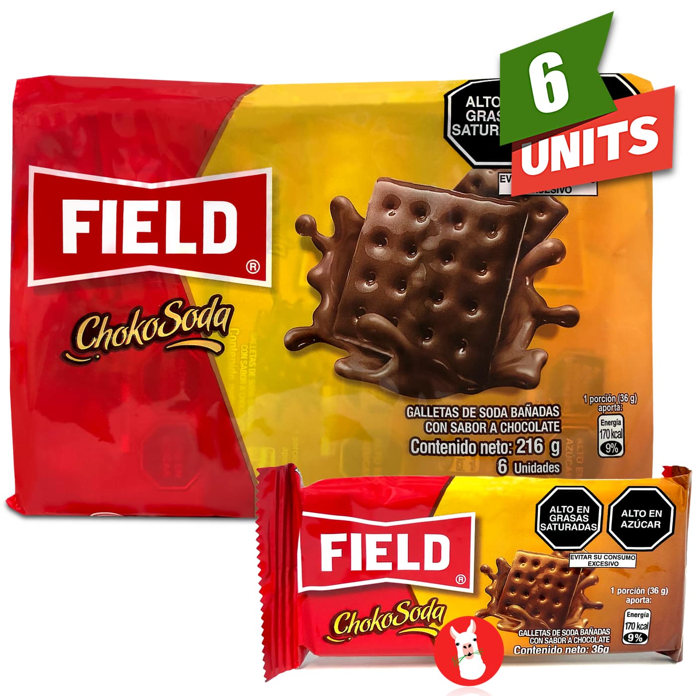 Field Charada Cookies 6 units Bags - Peruchos Food