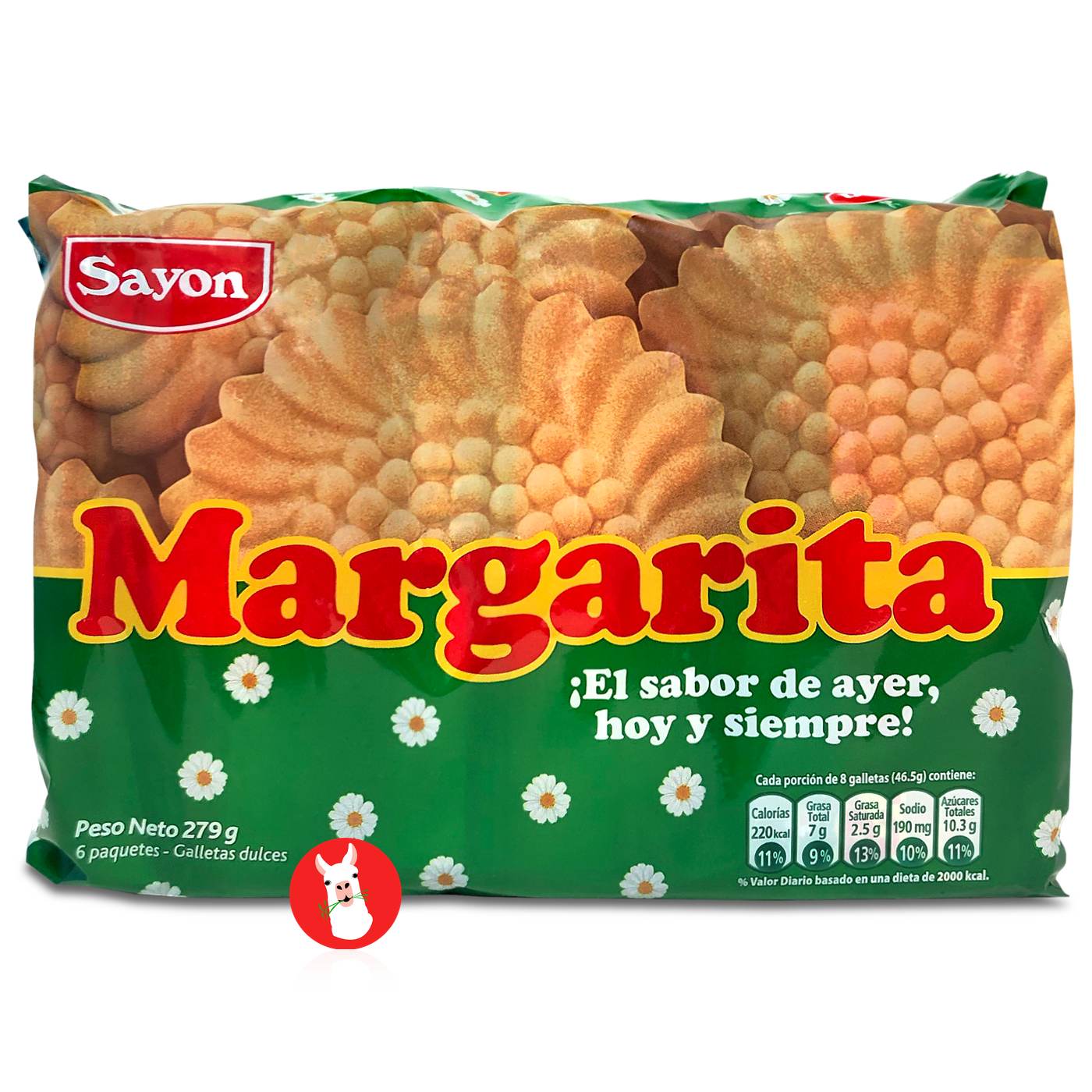 Sayon Galletas Margarita 6 Pack Bag - Peruchos Food