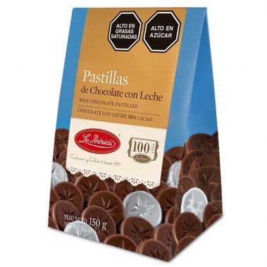 La Iberica Pastillas de Chocolate con Leche 38% Cacao