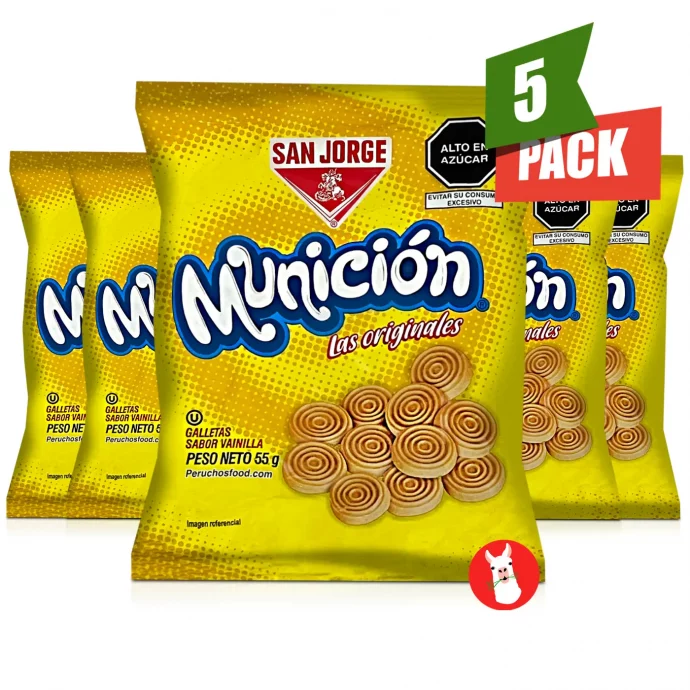 San Jorge Galletas Municion Vainilla 5 Pack