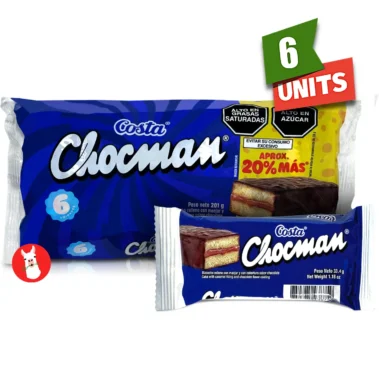 Costa Chocman 201 g | 6 Units Bag